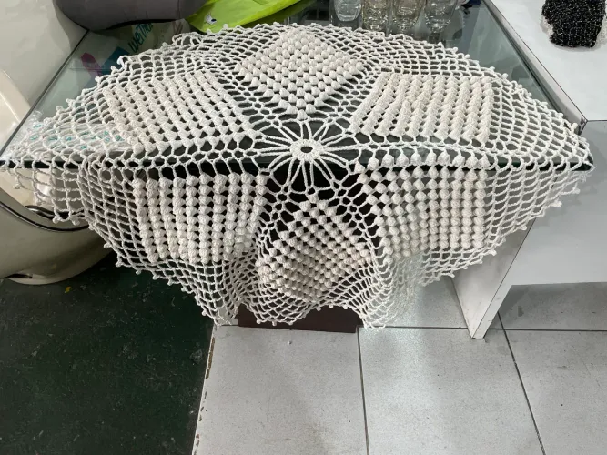 Toalhas de Mesa em Crochê 