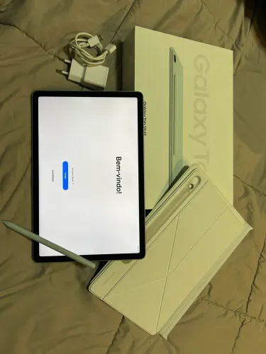 Usado Tablet Samsung Galaxy Tab S9 Fe, 128gb, 6gb Ram, Verde