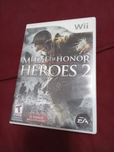 Jogo Nintendo Wii guerra Medal of Honor Heroes 2 original mídia física