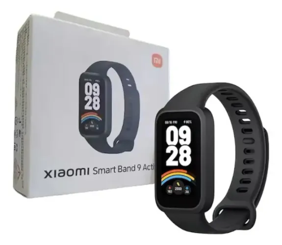 Xiaomi Smart Band 9 Active Monitoramento Saúde Preto Lisa