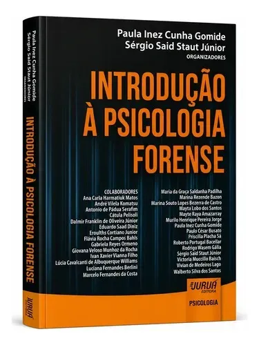 Livro Introdução À Psicologia Forense