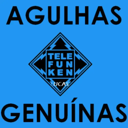 Agulha TELEFUNKEN Original ponta de Diamante Dupla para Toca Discos