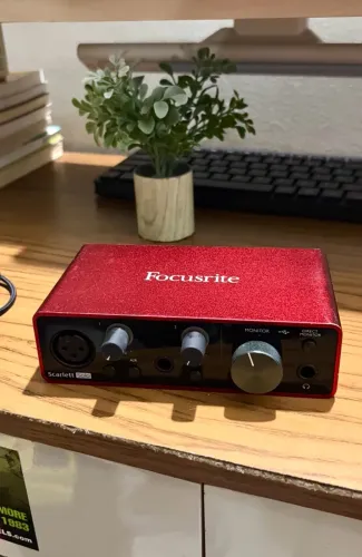 interface de áudio Scarlett 3gr solo Red original