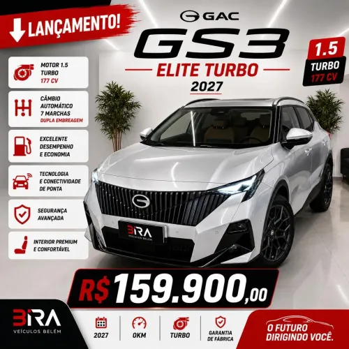 GAC Motors GS3 Elite 1.5 16V Turbo Aut. 2027