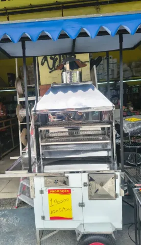 Barraca de churrasco inox