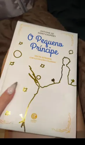 O Pequeno Príncipe - Novo plastificado Com Ilustrações Coloridas Capa Almofada Dura