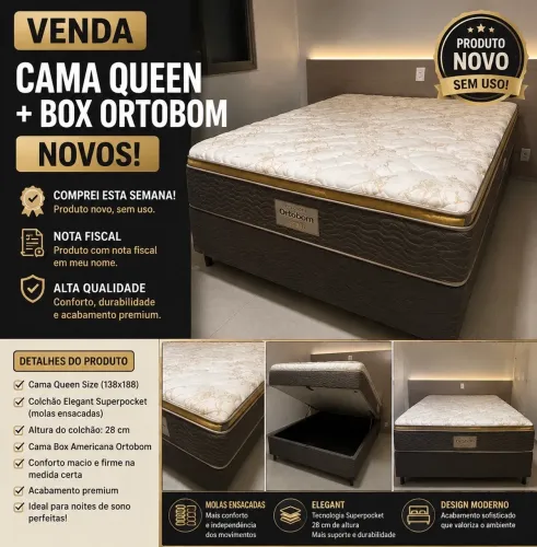 Cama e Box Ortobom!