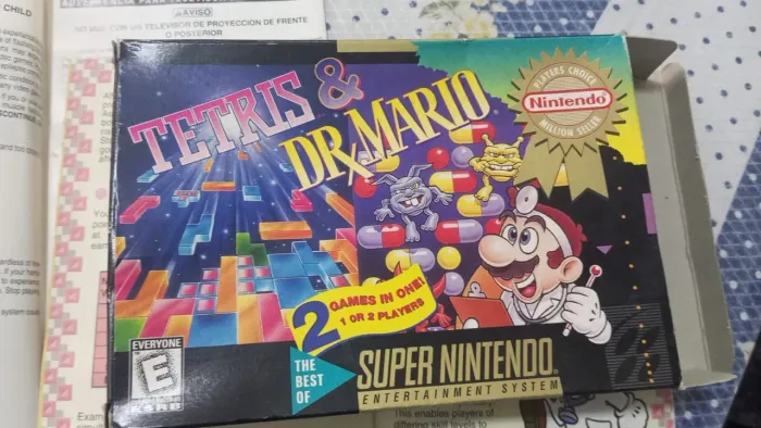 Tetris & Dr Mario super nintendo