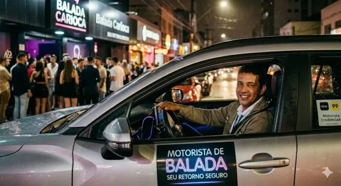 Motorista da sua balada ,segurança na sua noite.