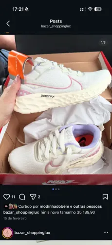 Tenis tamanho 35 189,00