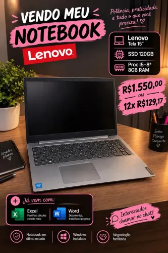 Notebook Lenovo 1550$
