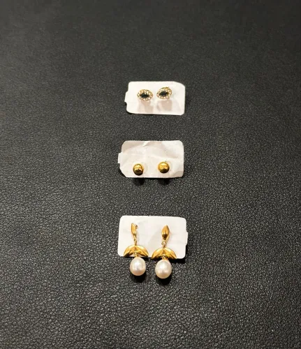 Brincos Femininos de ouro 18k procedência garantia eterna