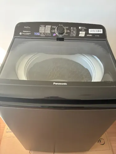Máquina De Lavar Panasonic 14Kg Titânio NA-F140B6TA 127V