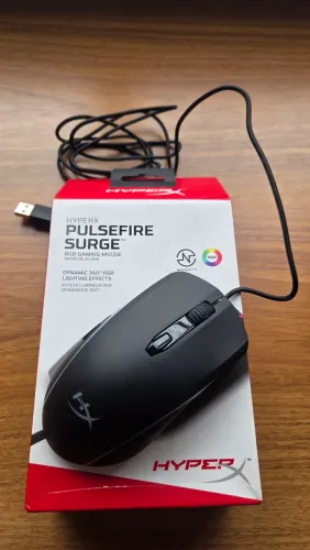 Mouse Gamer Hyperx Pulsefire Surge - no precinho 