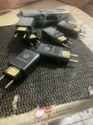 Carregador Celular Turbo 18W Completo (Fonte + Cabo) - Novo