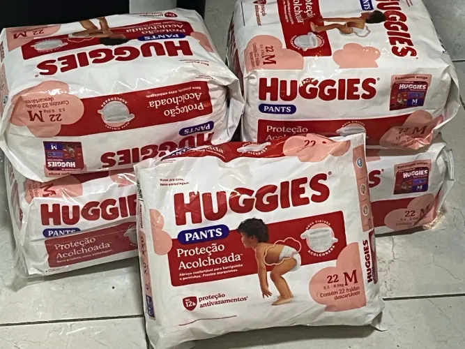 Fralda Descartável Huggies M