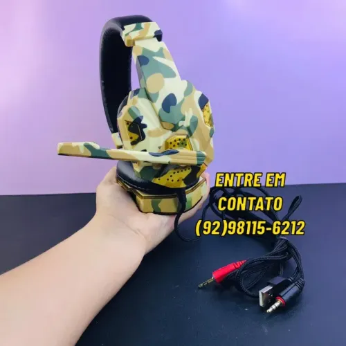 Fone Headseth Gamer Rajado Profissional - Entrega das 9 até 22hrs
