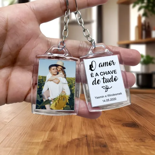 Chaveiro o amor é a chave de tudo 