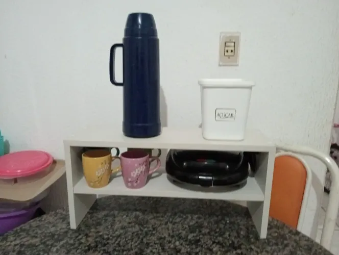 Organizandor de mesa multiuso na cor sereno flora