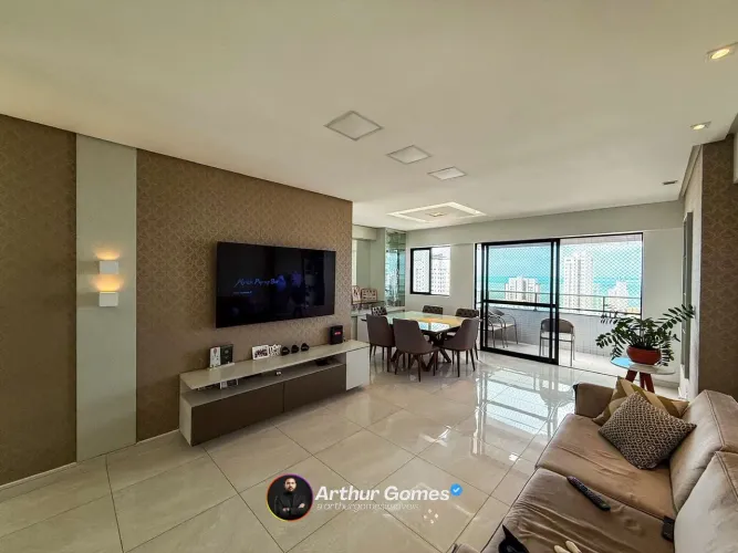 Apartamento em Setúbal com 3 quartos, 2 vagas e 108 m² - Edf Luiz Queiroz