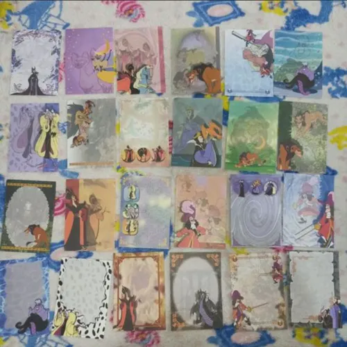 Kit 24 papel de carta Villains Disney 