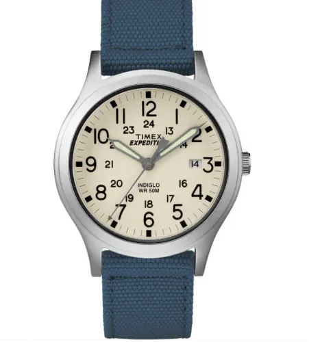Relógio Timex Expedition 36mm mostrador creme