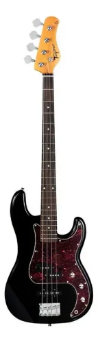 Contra Baixo Eletrico Tagima Tw-65 Serie Woodstock Preto 4 cordas
