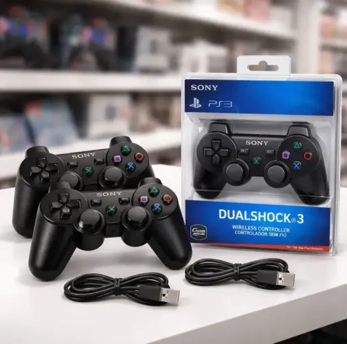 Controle ps3 sem fio - controles Playstation