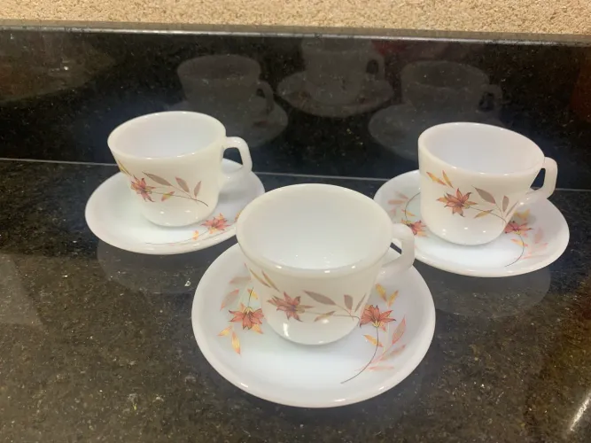 Jogo de xícaras de café colorex