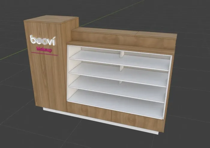 ? BALCÃO EXPOSITOR EM MDF PREMIUM - ESTADO DE NOVO