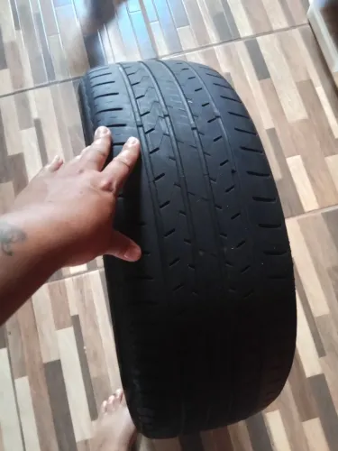 2 pneus aro 16 semi novos usado mais em boa estados mais que meia vida top