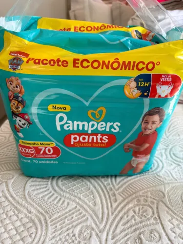 1 pct Fralda Pampers Pants XXXG C 70 unidades