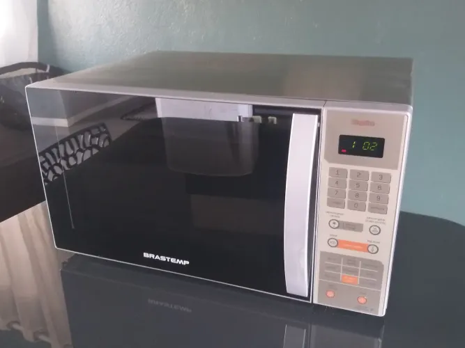 Microondas Brastemp 34 litros inox