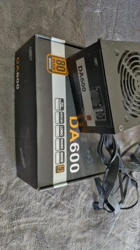 Fonte DeepCool DA 600 600W 80 Plus Bronze - Excelente Estado