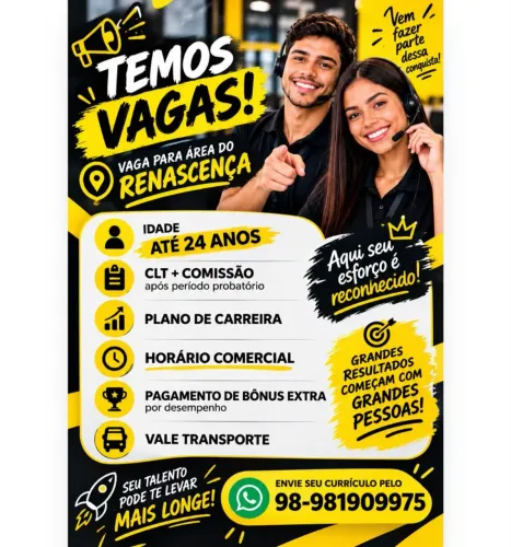 Vagas para o bairro Renascença