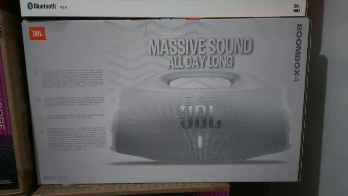 JBL Boombox 4 Branca - Lacrada, 1 ano de garantia