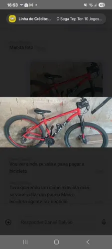 Vendo ou troco bicileta Caloi aro 29 21v freio a disco aluminio troco por video game