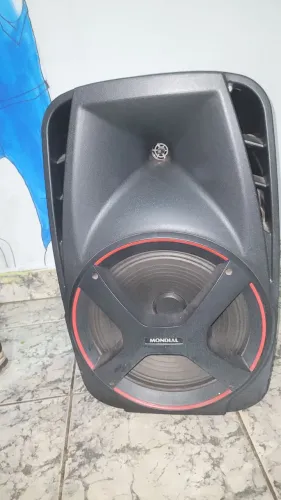 Caixa de som amplificada mondial 550rms