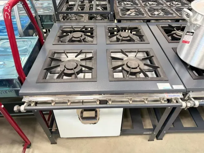 304-F FOGÃO 4QD BOCAS BAIXA PRESSÃO C/ FORNO - METAL BREY