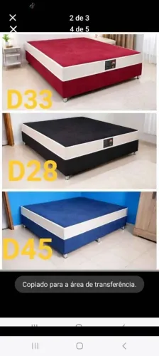 Camas box casal