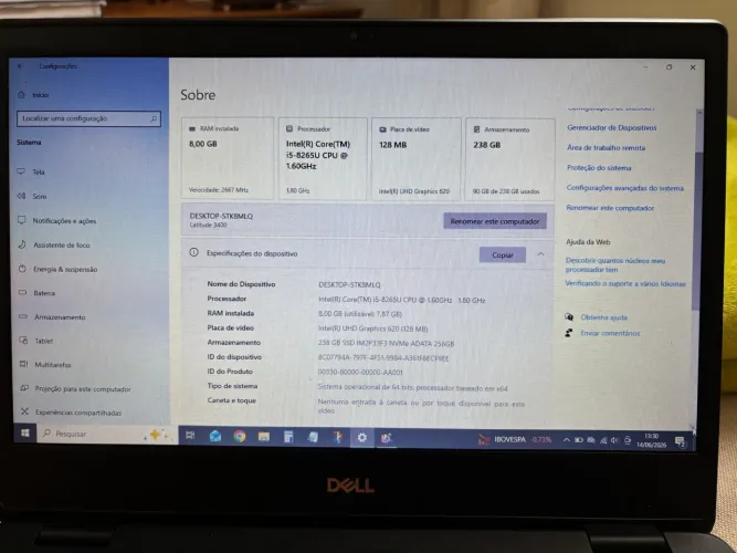 Desktop Dell Intel core i5 8th Gen