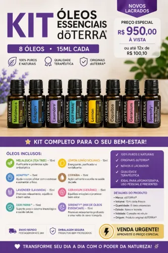 Óleos doTerra.
