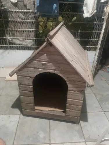 Casa para pet madeira pequeno e médio porte