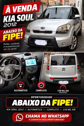Kia Motors Soul 1.6/ 1.6 16V Flex Aut. 2012