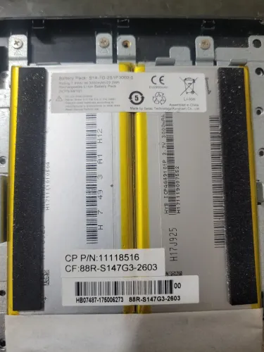 Bateria notebook positivo