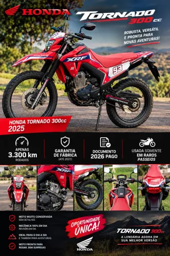 Honda XR Tornado 300cc 2025 