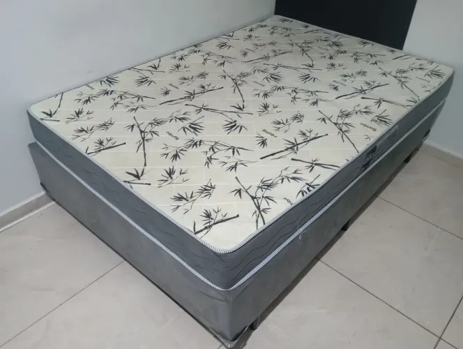 Cama box de viúva + colchão