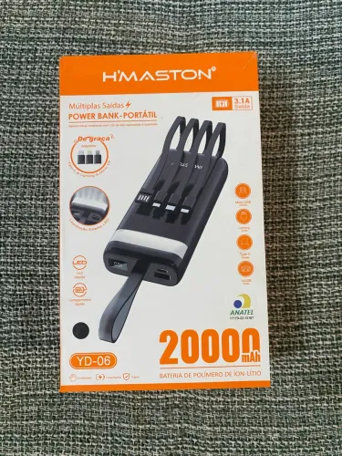Power Bank 20000mAh por R$80