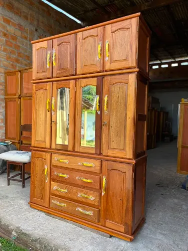 Guardar roupa de casal 4 portas espelhado novo