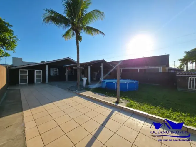 CASA COM 3 DORMITÓRIOS NO BALNEÁRIO COROADOS, AVENIDA SÃO MATEUS , AVERBADA , TERRENO 360M
